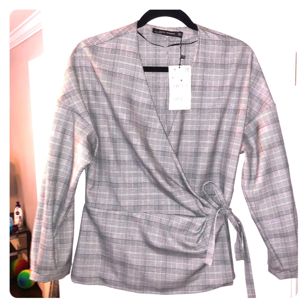 Zara Wrap top